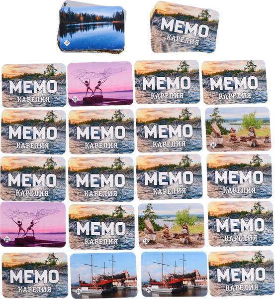 Изображение товара Настольная игра Нескучные игры Мемо Карелия / 10062979