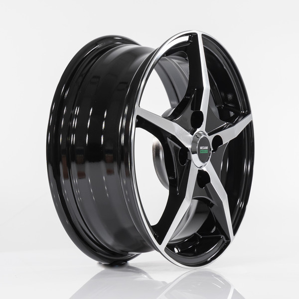 Изображение товара Литой диск Megami MGM-19FF 15x6" 4x100мм DIA 60.1мм ET 40мм BKF