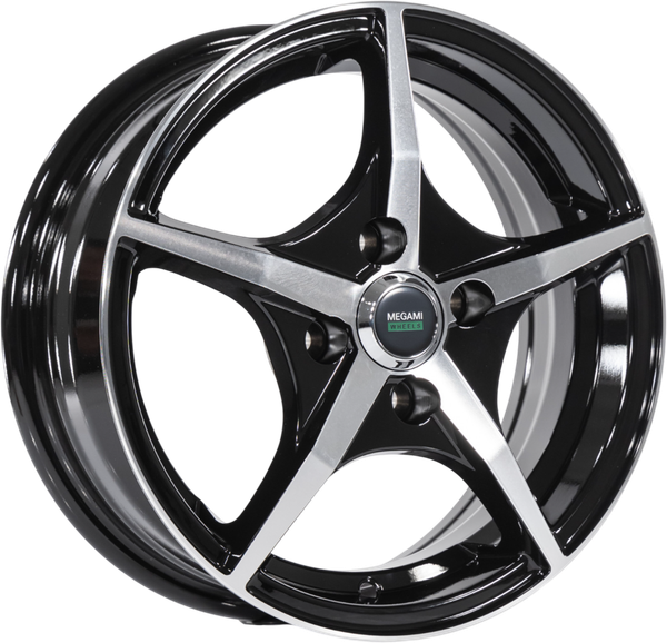 Изображение товара Литой диск Megami MGM-19FF 15x6" 5x114.3мм DIA 67.1мм ET 47мм BKF