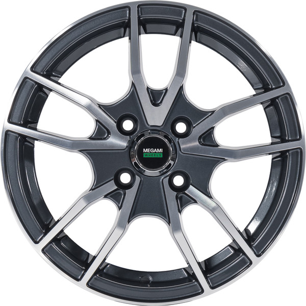 Изображение товара Литой диск Megami MGM-20FF 15x6" 4x100мм DIA 60.1мм ET 50мм GMF