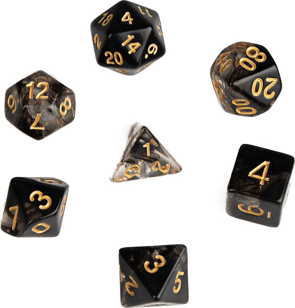 Изображение товара Набор кубиков для настольной игры Время игры Дайсы для ДнД Туман / 6935241