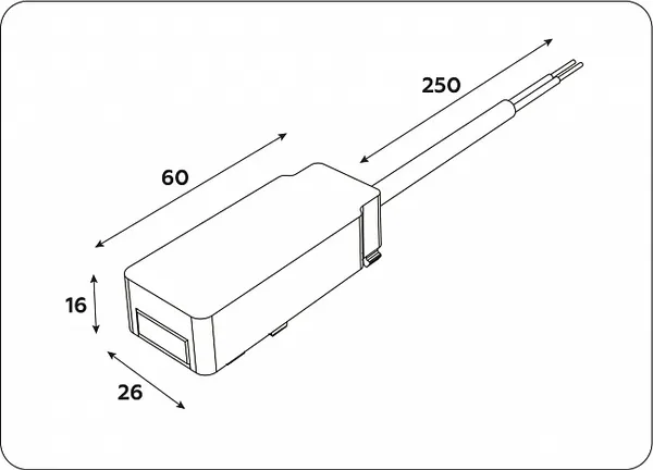 Изображение товара Ввод питания для шинопровода Ambrella Magnetic GL3634