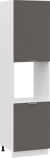 Изображение товара Шкаф-пенал кухонный ТриЯ Кимберли 1ПВ6 с двумя дверями (белый/муссон)