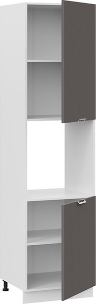 Изображение товара Шкаф-пенал кухонный ТриЯ Кимберли 1ПВ6 с двумя дверями (белый/муссон)