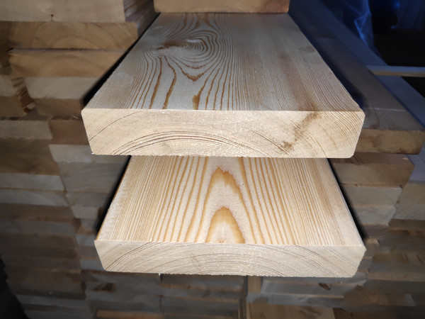 Изображение товара Доска Альфалес Палубная 27x140 АВ (3м, лиственница)