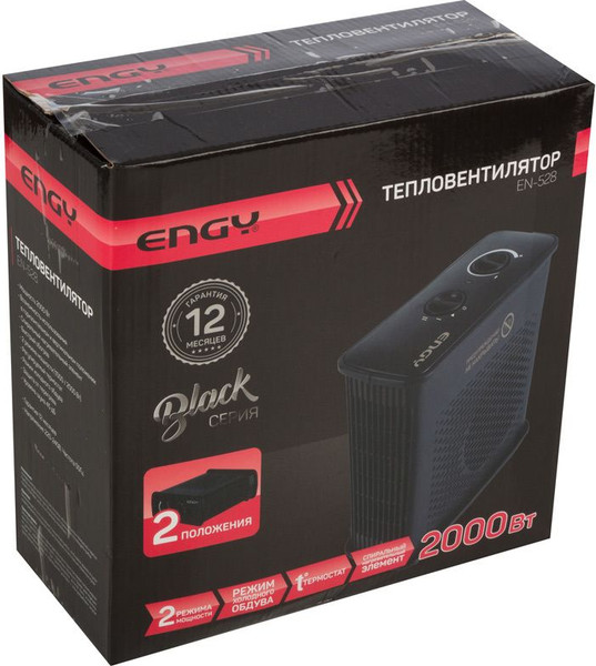Изображение товара Тепловентилятор Engy EN-528 / 007753 (черный)