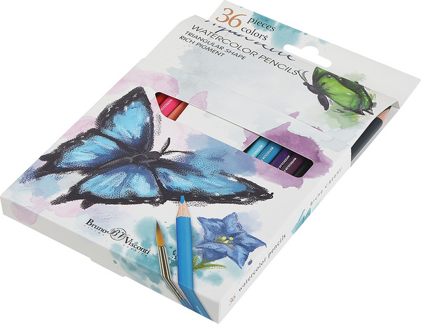 Изображение товара Набор акварельных карандашей Bruno Visconti Dream World / 30-0137 (36цв)