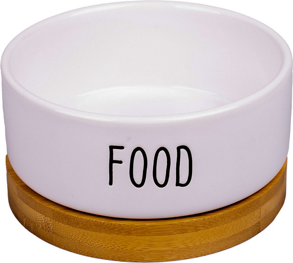 Изображение товара Миска для животных Mr. Kranch Food / MKR019738 (белый)