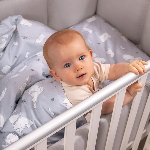 Изображение товара Комплект постельный для малышей Perina Zefir / ZF3-1.10/40 (голубой)