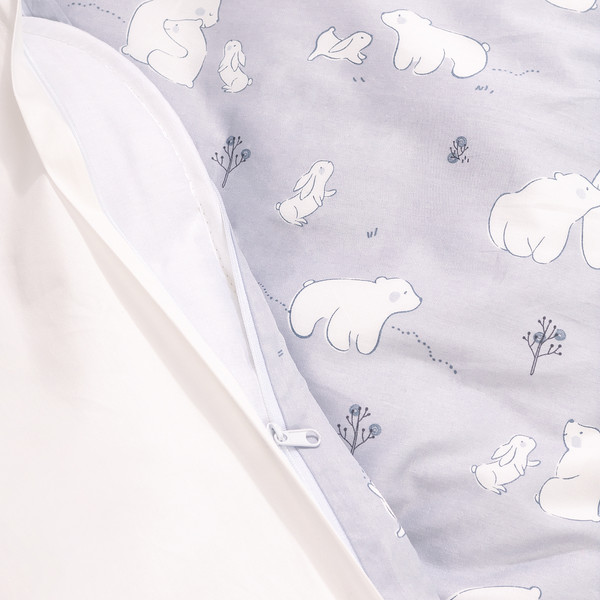 Изображение товара Комплект постельный для малышей Perina Zefir / ZF3-1.10/40 (голубой)