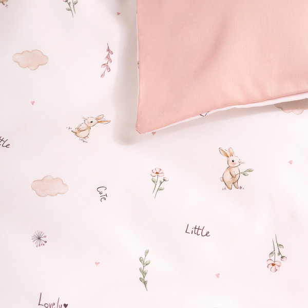 Изображение товара Комплект постельный для малышей Perina Sleepy / КПП6.120-SL.07 (розовый)