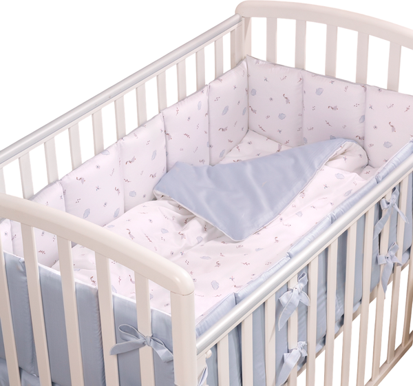 Изображение товара Комплект постельный для малышей Perina Sleepy / КПП6.120-SL.10 (голубой)