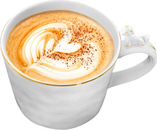 Изображение товара Кружка Elan Gallery Лошадь / 330966 (белый/золото)