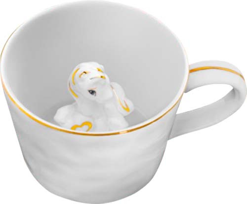 Изображение товара Кружка Elan Gallery Лошадь / 330967 (белый/золото)