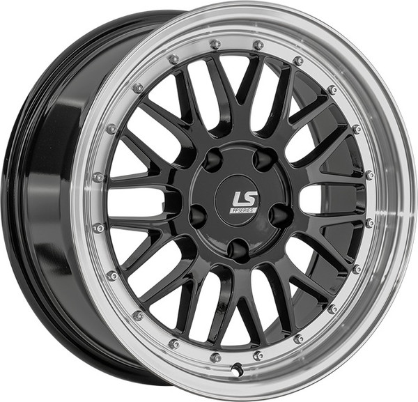 Изображение товара Литой диск LS wheels FlowForming RC102 17x8" 5x120мм DIA 72.6мм ET 20мм BKL