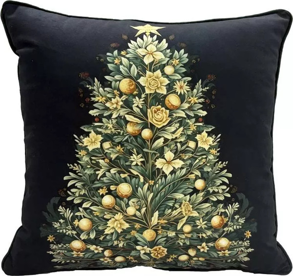 Изображение товара Чехол на подушку Arya Christmas Tree / 8680943258731 (черный)