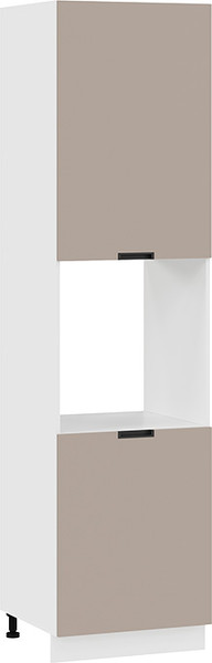 Изображение товара Шкаф-пенал кухонный ТриЯ Гренада 1ПВ6 с двумя дверями (белый/холст латте)