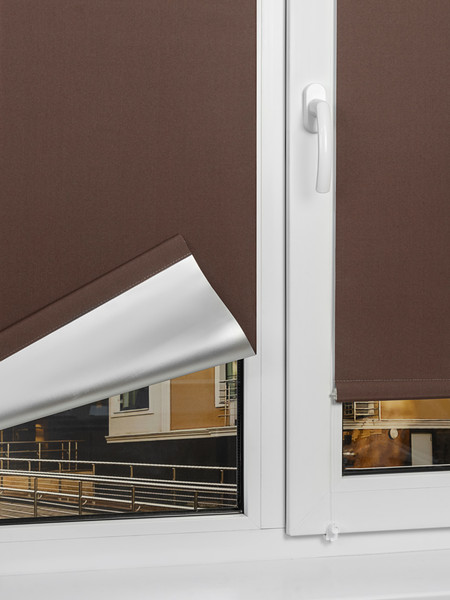Изображение товара Рулонная штора Lm Decor LM 68-09 180x185 (шоколад)
