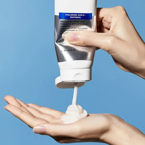 Изображение товара Пенка для умывания ANUA 8 Hyaluronic Acid Hydrating Gentle Foaming (150мл)