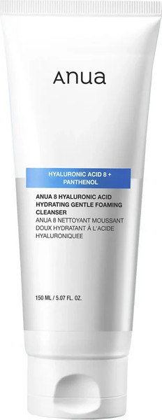 Изображение товара Пенка для умывания ANUA 8 Hyaluronic Acid Hydrating Gentle Foaming (150мл)