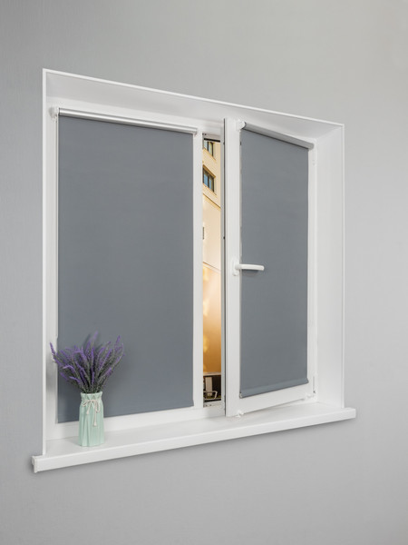 Изображение товара Рулонная штора Lm Decor LM 68-10 200x185 (темно-серый)