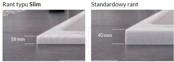 Изображение товара Ванна акриловая Excellent Lamia Slim 150x75