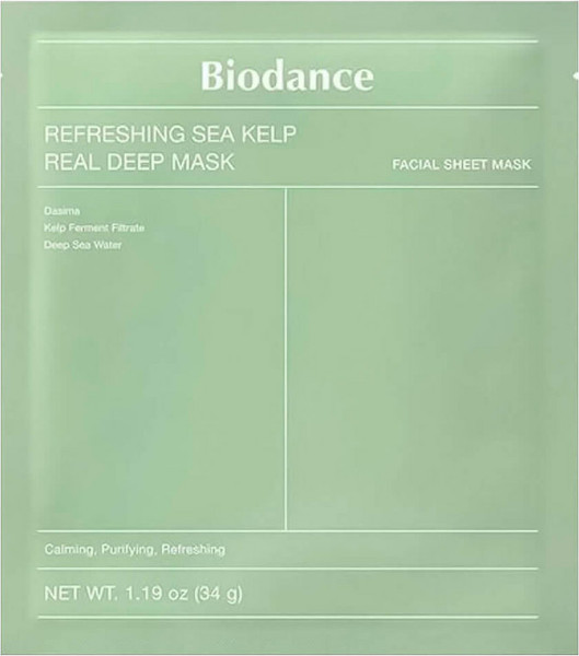Изображение товара Маска для лица гидрогелевая Biodance Refreshing Sea Kelp Real Deep Mask