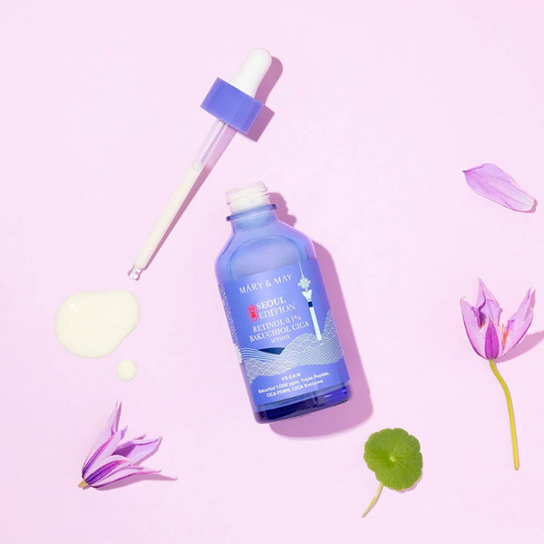 Изображение товара Сыворотка для лица Mary & May Retinol 0.1% Bakuchiol Cica (80мл)