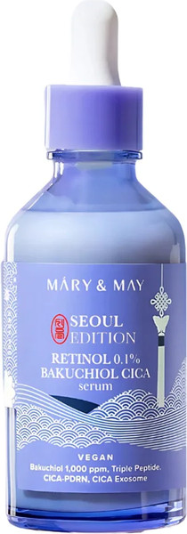 Изображение товара Сыворотка для лица Mary & May Retinol 0.1% Bakuchiol Cica (80мл)