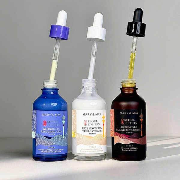 Изображение товара Сыворотка для лица Mary & May Retinol 0.1% Bakuchiol Cica (80мл)