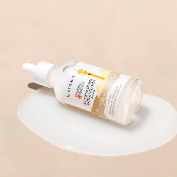 Изображение товара Сыворотка для лица Mary & May Rice niacin 10% Triple Vitamin Serum (80мл)