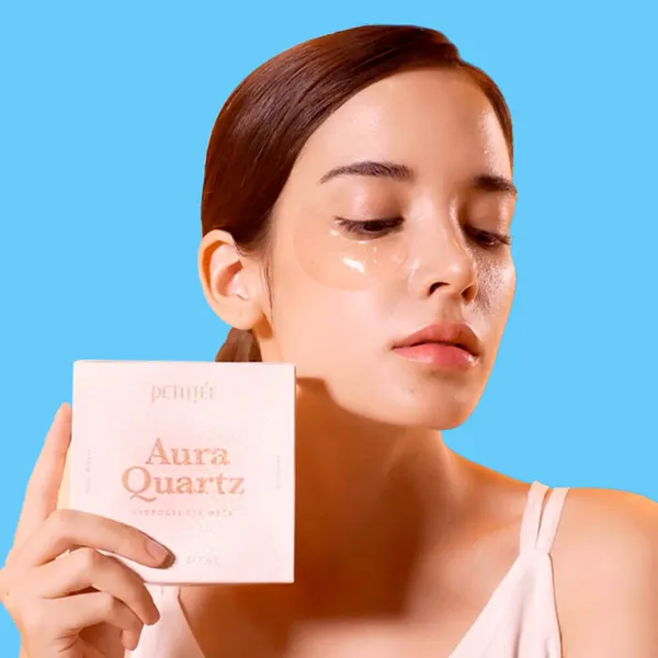 Изображение товара Патчи под глаза Petitfee Aura Quartz Hydrogel Eye Mask Pure Opal (40шт)