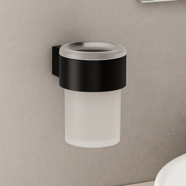 Изображение товара Набор аксессуаров для ванной Lauter 21TS3019 + 21TS3021 + 21TS3008 (Matt Black, 3 предмета)