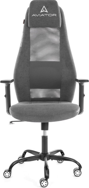 Изображение товара Кресло офисное Tetchair Aviator PLT metalBL (ткань, серый, KUB 05/W-12)