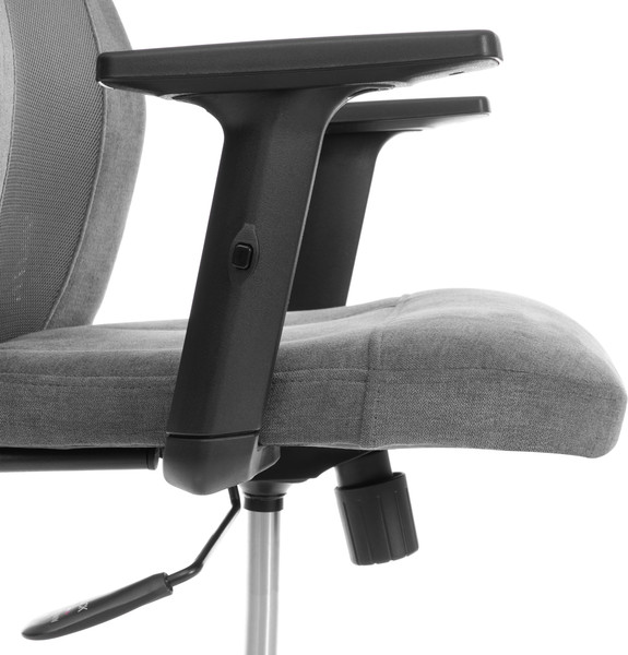 Изображение товара Кресло офисное Tetchair Aviator PLT metalBL (ткань, серый, KUB 05/W-12)