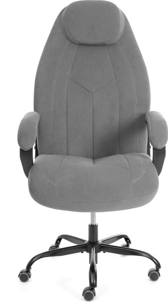 Изображение товара Кресло офисное Tetchair Boss metalBL (велюр, серый, 29)