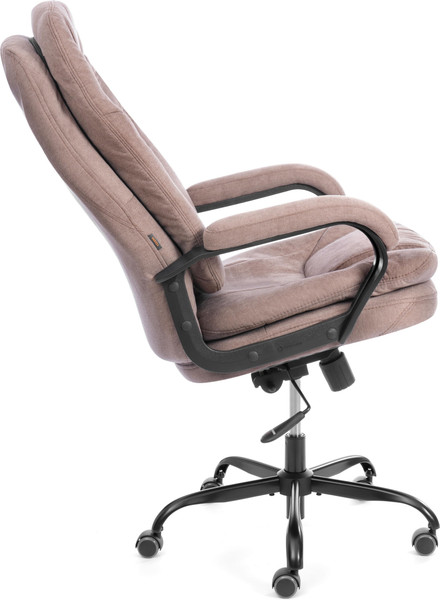 Изображение товара Кресло офисное Tetchair Comfort Lux (22) metalBL (ткань, светло-коричневый, KUB 03)