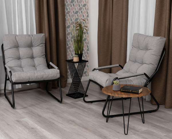 Изображение товара Кресло мягкое Tetchair Ergo рогожка (серо-бежевый, 3M 16/2)