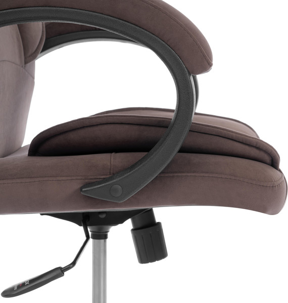 Изображение товара Кресло офисное Tetchair Oreon metalBL велюр (коричневый, 6)