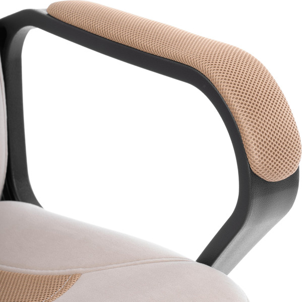 Изображение товара Кресло офисное Tetchair Parma (22) велюр/ткань (бежевый/бронза, 7/TW-21)