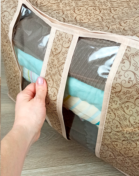 Изображение товара Кофр для хранения Гелеос Миндаль / МНД_28 (бежевый)