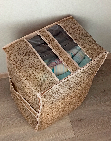 Изображение товара Кофр для хранения Гелеос Миндаль / МНД_28 (бежевый)