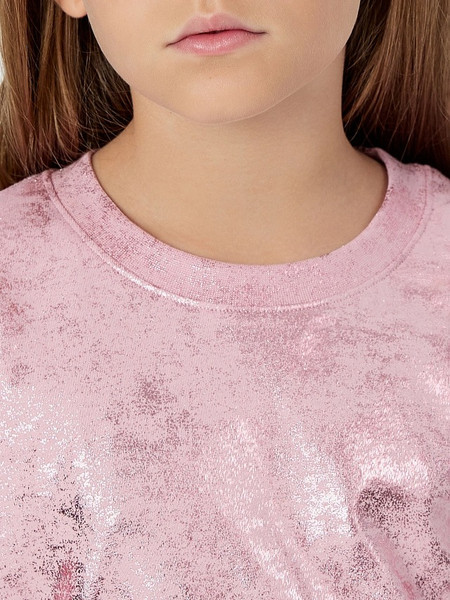Изображение товара Лонгслив детский Mark Formelle 127931 (р.164-84, нежно-розовый/розовое напыление)