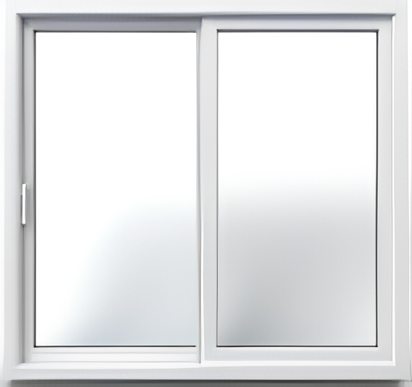 Изображение товара Балконная рама Европрофиль Slide Раздвижная на 2 створки 2 стекла (1350х2000)
