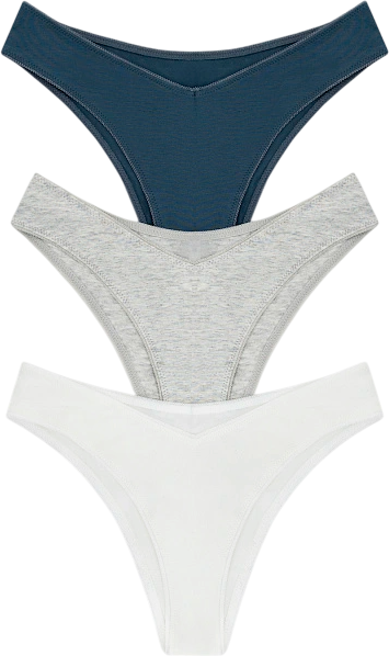 Изображение товара Комплект женских трусов Mark Formelle 412541-3 (р.98, шторм)