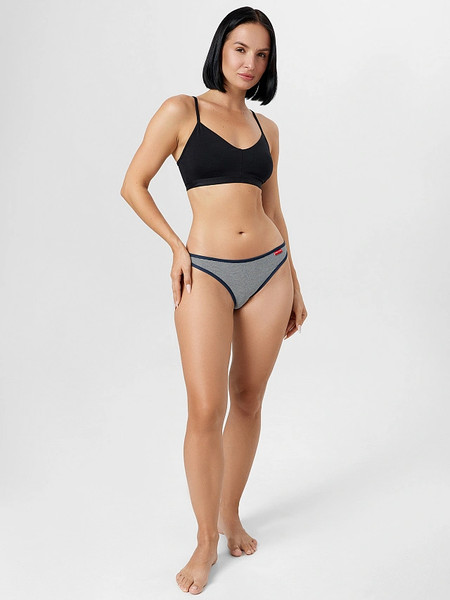 Изображение товара Трусы женские Mark Formelle 412621 (р.94, сине-молочная полоска/декор)