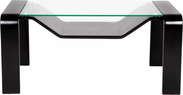 Изображение товара Журнальный столик Мебелик Гурон 1 (черный матовый)