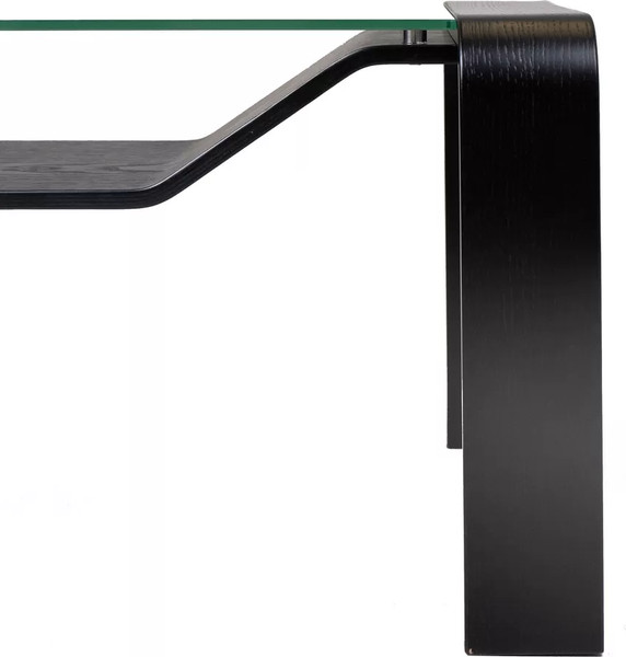 Изображение товара Журнальный столик Мебелик Гурон 1 (черный матовый)