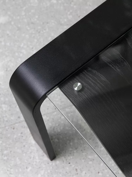 Изображение товара Журнальный столик Мебелик Гурон 1 (черный матовый)