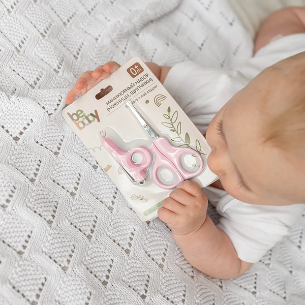 Изображение товара Маникюрный набор детский Be Baby LM-9055 в ассортименте (голубой/розовый)